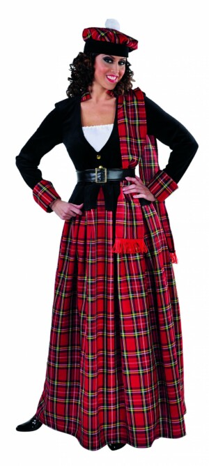 Schotse jurk lang-0