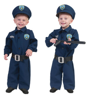 Politie baby blauw-0