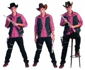 Cowboy denim blouse-0