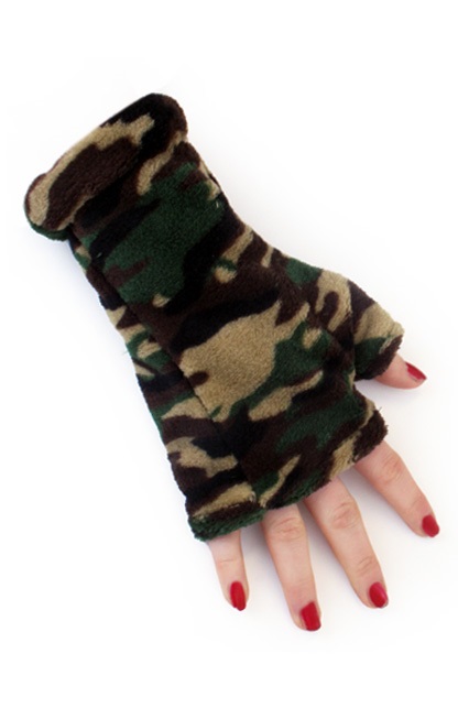 Softy gloves camouflage print one size