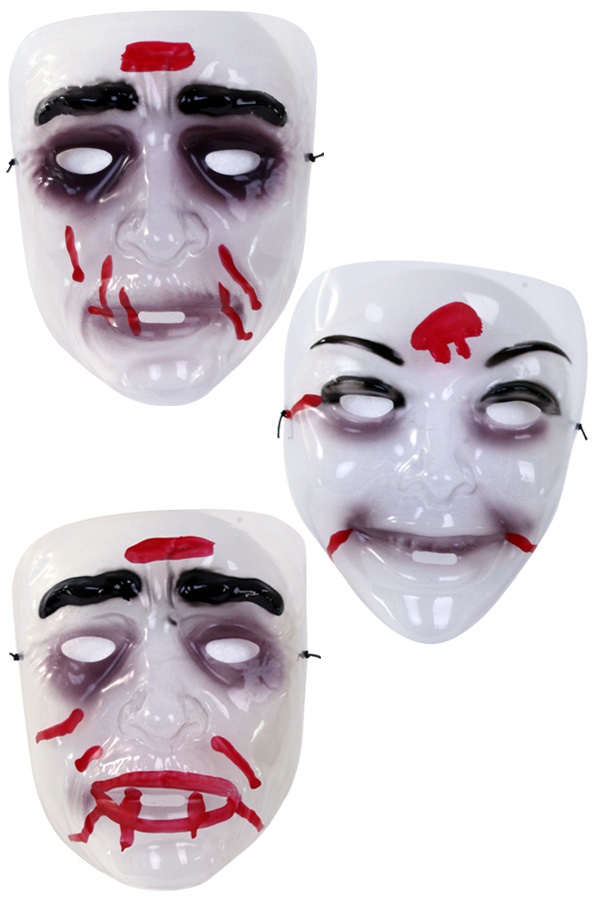 Masker zombie transparant